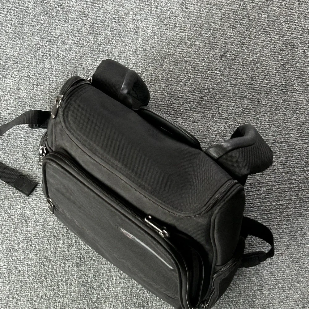 TUMI Alpha Ballistic Nylon Bag Compact Backpack Laptop Travel Commuter EUC
